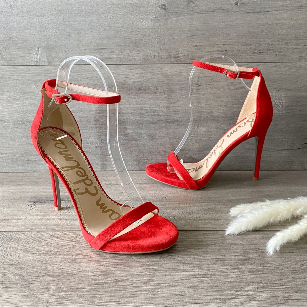 Sam Edelman Ariella Suede Ankle Strap Stiletto